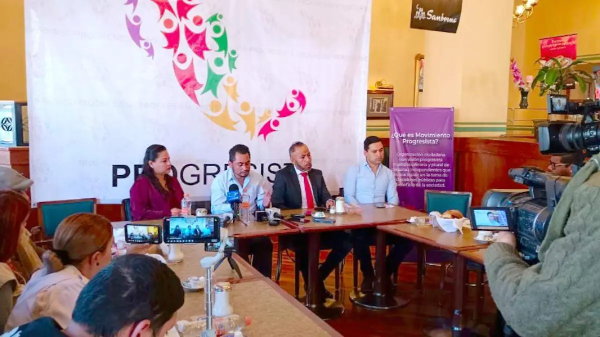 Conferencia de prensa Movimiento Progresista