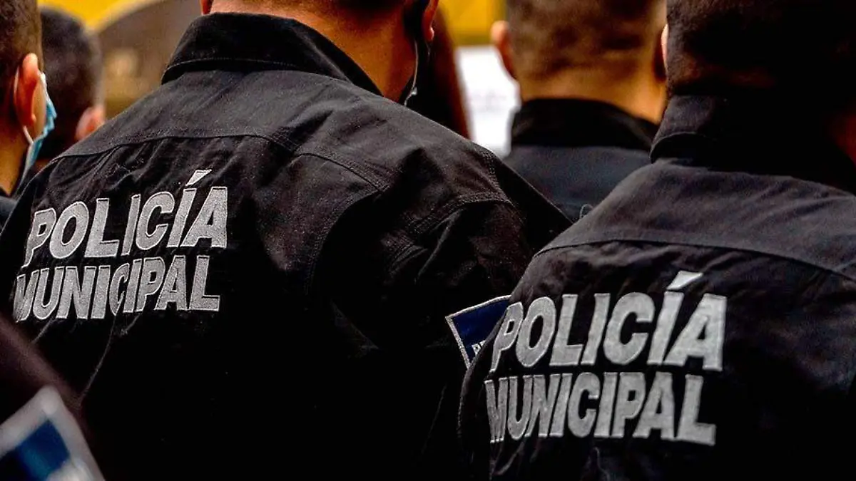 Elementos de la policía municipal de Zacatecas