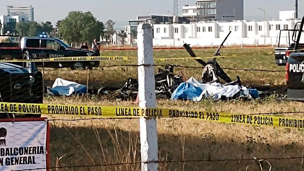 accidente de helicóptero en Aguascalientes