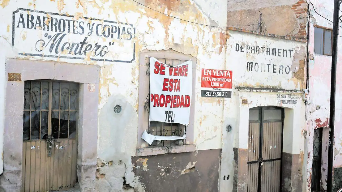 Casas en renta y venta en el centro de Zacatecas