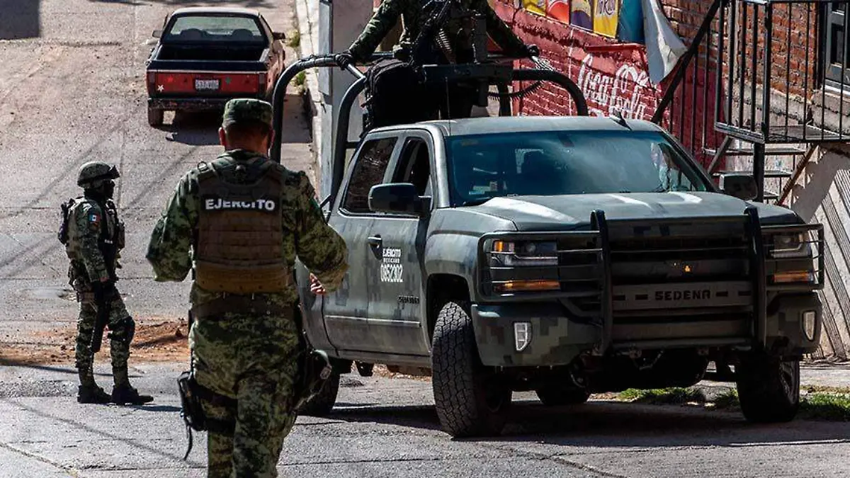 Ejército en zona de multihomidio en Zacatecas