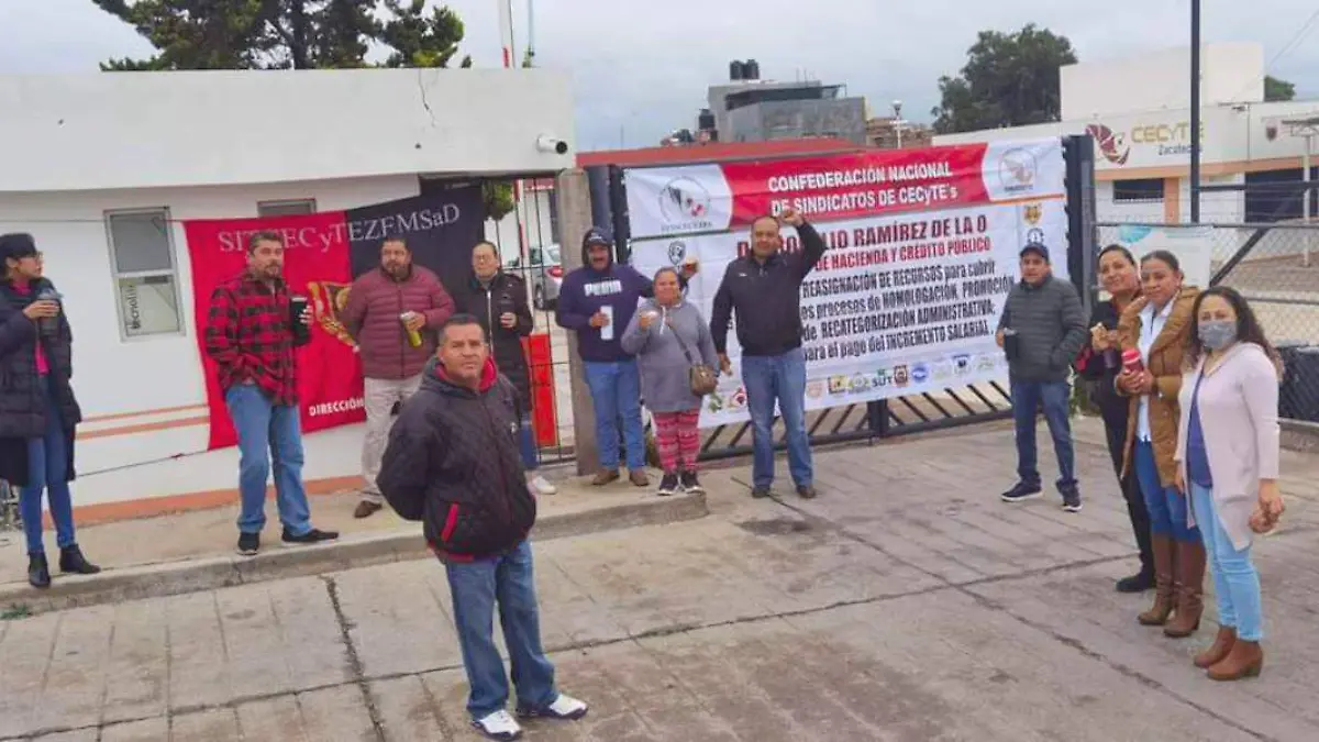 Paro laboral en el cecytez