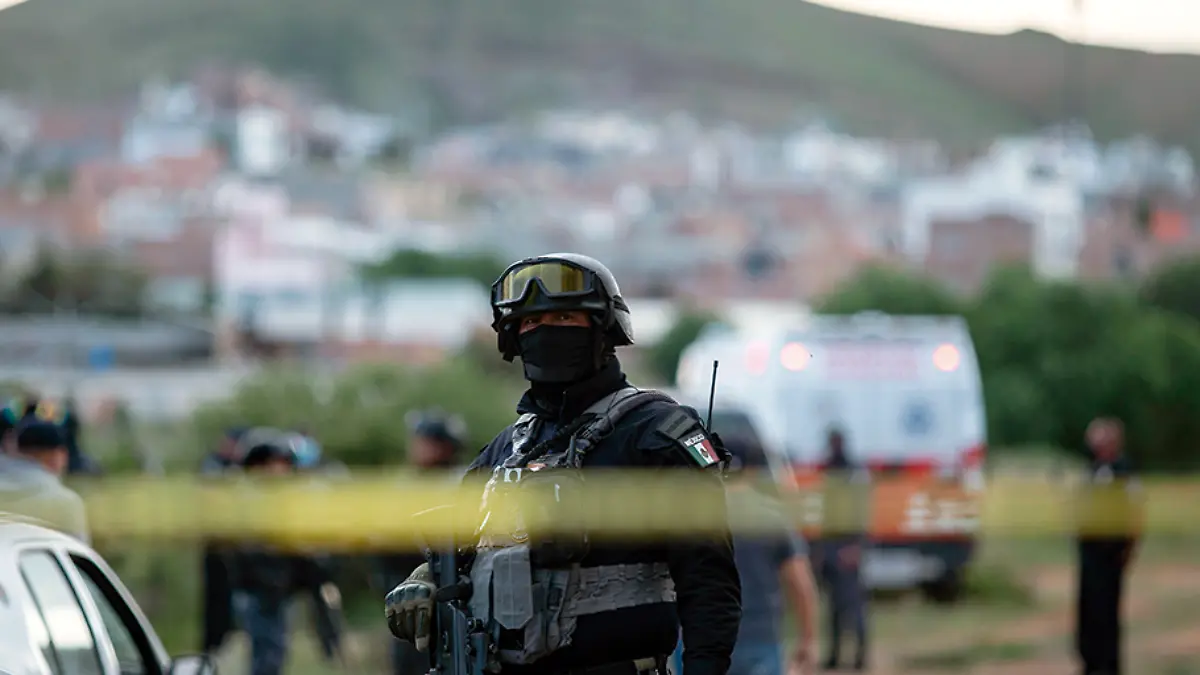 Elemento de la Policía Estatal tras enfrentamiento