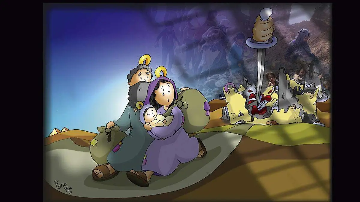 María-y-José-huyen-de-Egipto