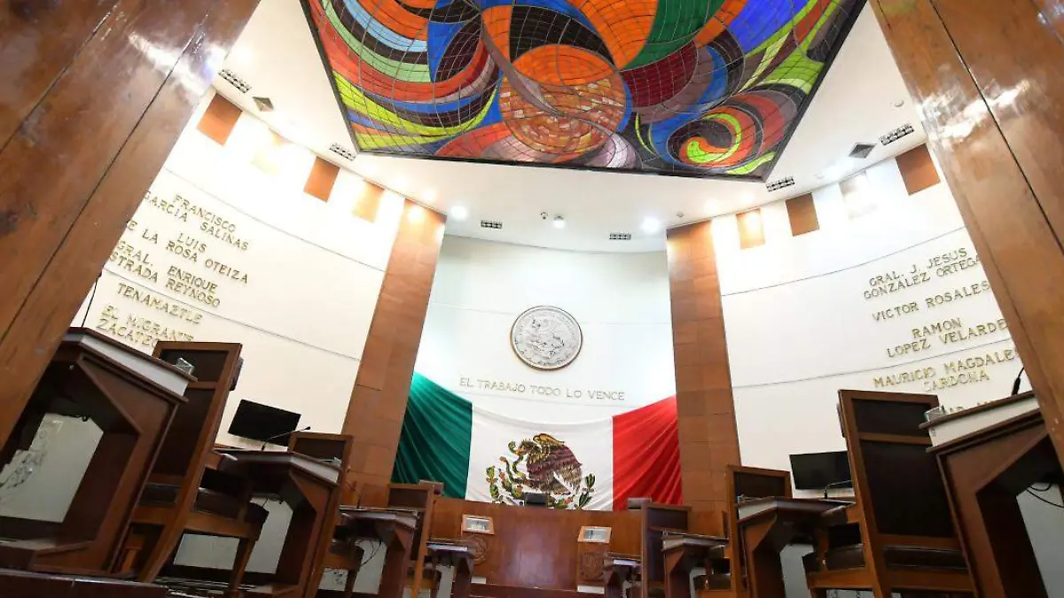 Salòn de plenos de la lxiv legislatura del estado