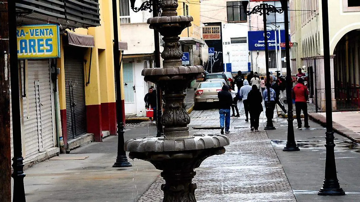 personas en la calle en Fresnillo, Zacatecas