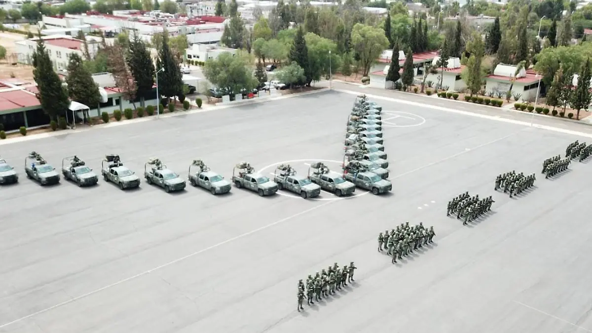 Arribaron más elementos del Ejército a Zacatecas