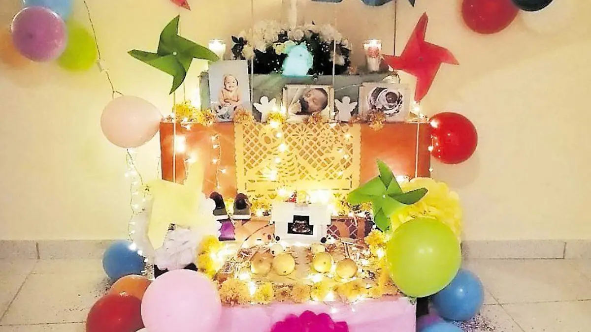 Altar en honor de bebés muetos