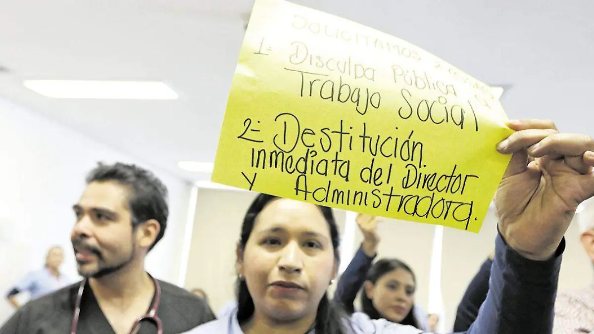 Protesta en el Hospital General