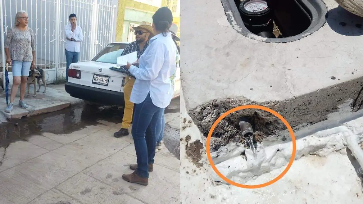 Vecinos de la colonia El Paraíso