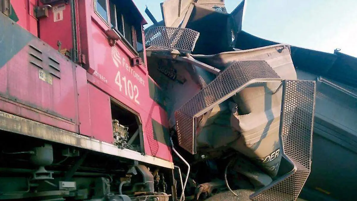 Choque de trenes en Zacatecas
