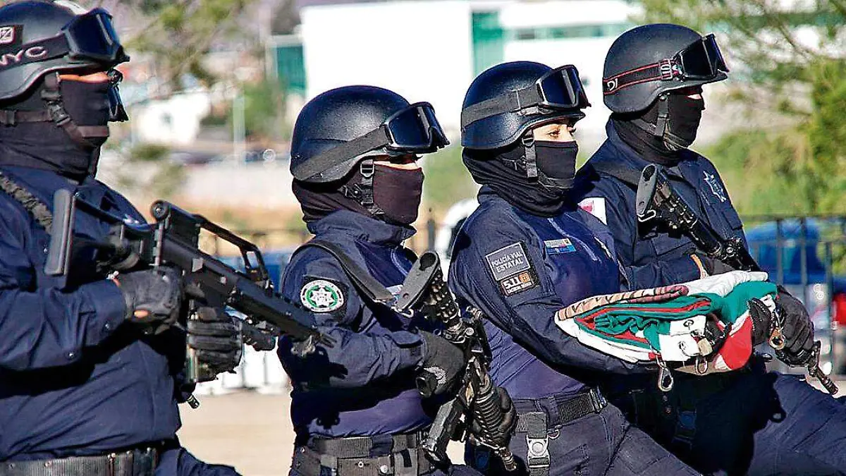 Elementos de la Policía Estatal Preventiva de Zacatecas