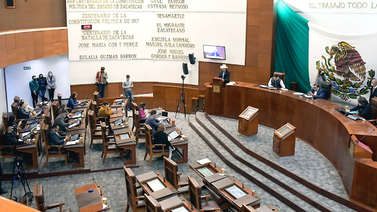 Salón de plenos Poderl Legislativo
