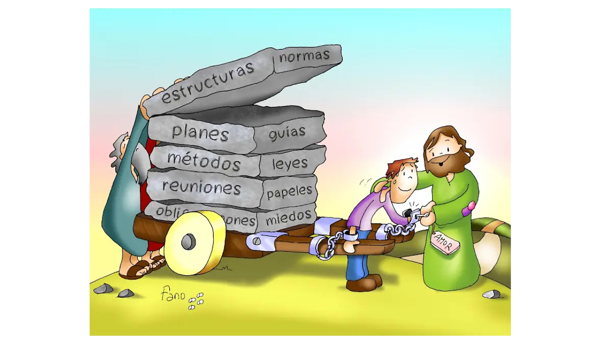 Mi yugo es suave y carga ligera