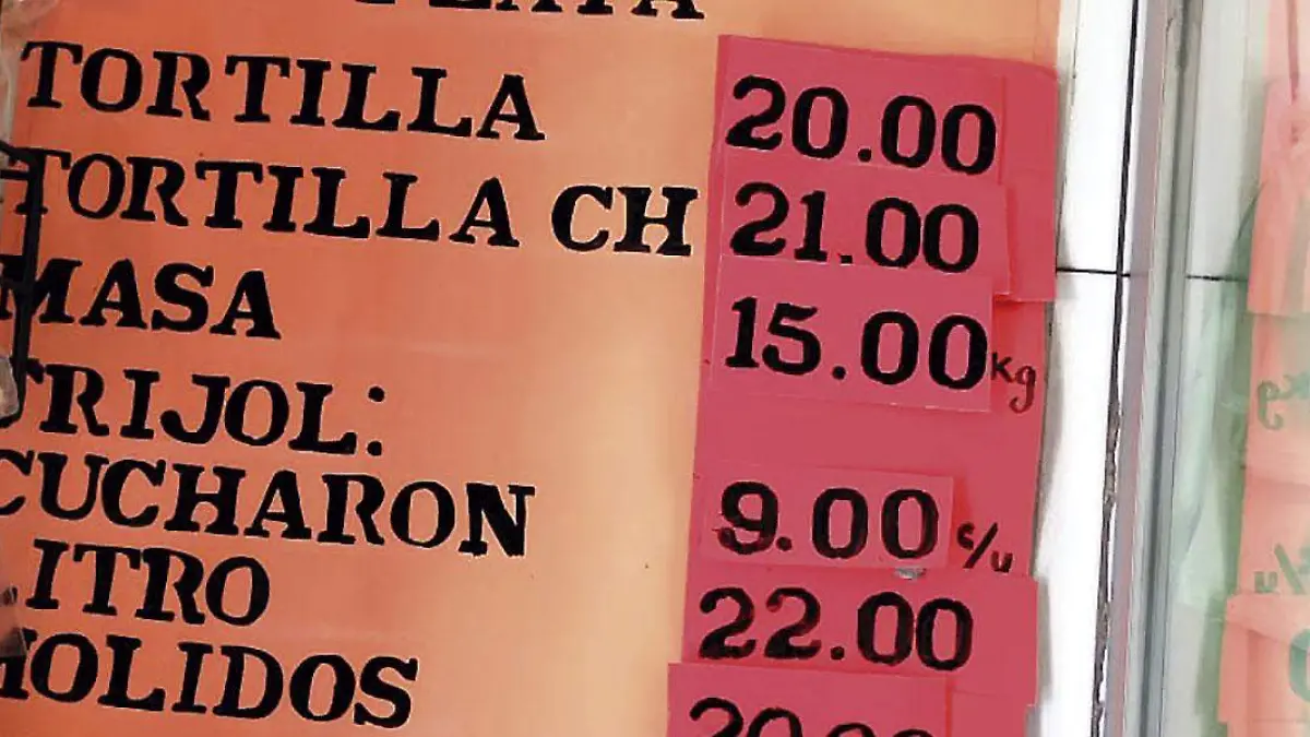 Precios de tortillas