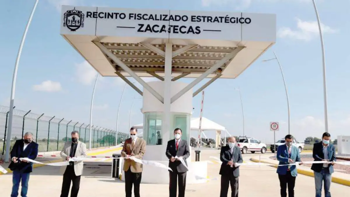 Inauguración del recinto Fiscalizado Estratégico, en Calera, Zacatecas