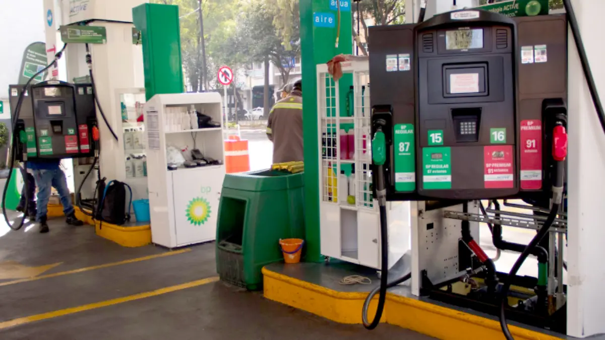 Estación de servicio de gasolina