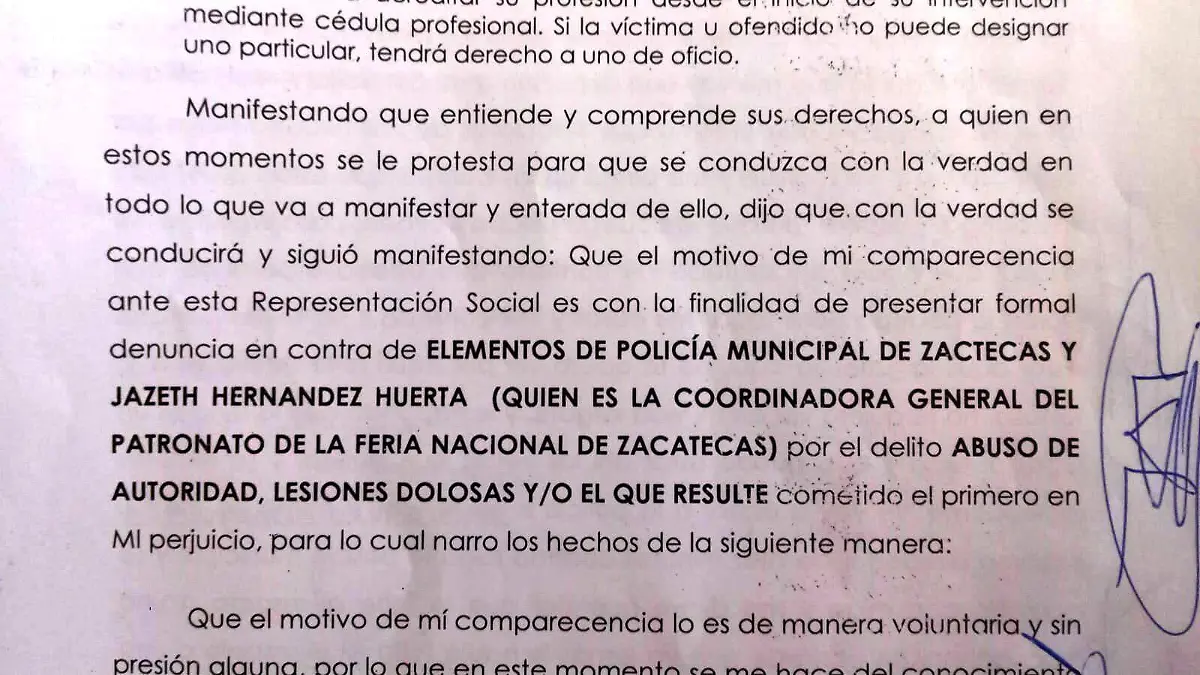 Demanda contra Yaseth Hernández