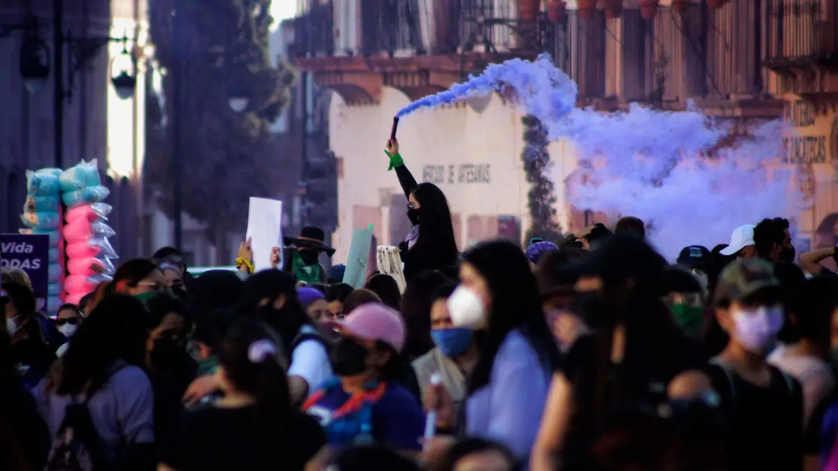 Mujeres en manifestación feminista