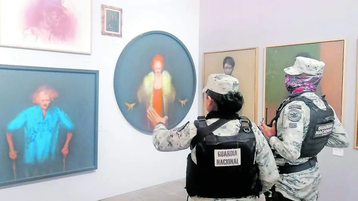 Rafael Coronel sin máscara, exposición en el ex templo de San Agustín