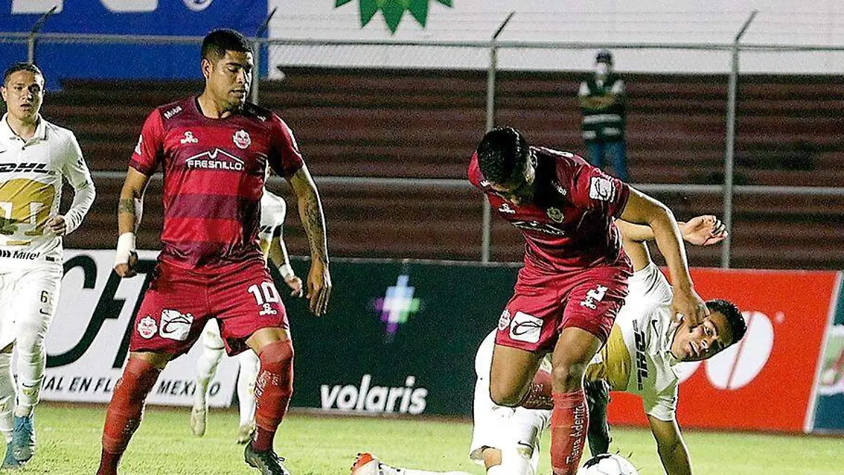 Mineros de Zacatecas enfrentó a Pumas Tabasco