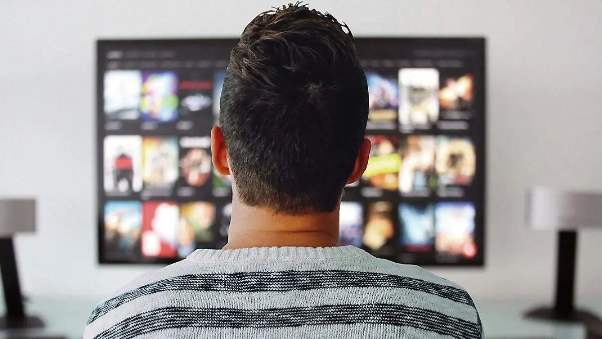 Persona viendo televisión