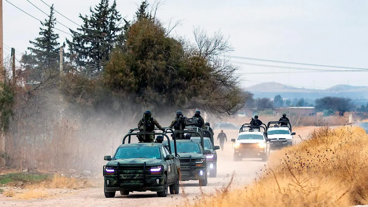 Ejército y guardia nacional zona serrana