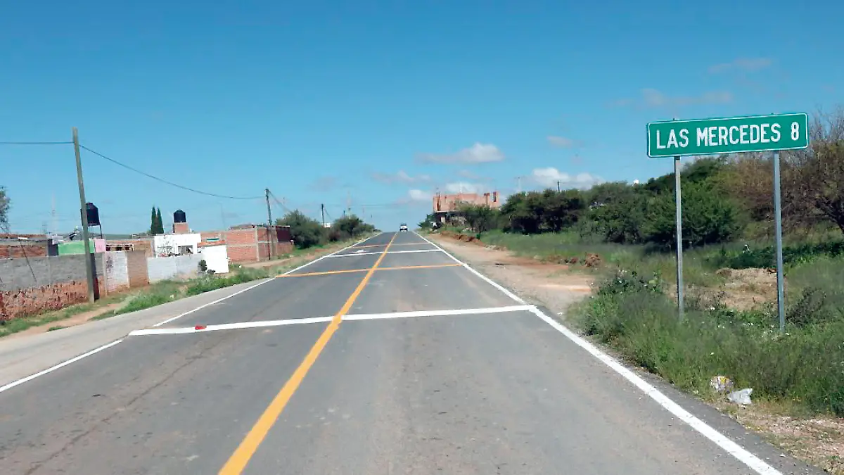 Tramo carretero Plateros-Las Mercedes