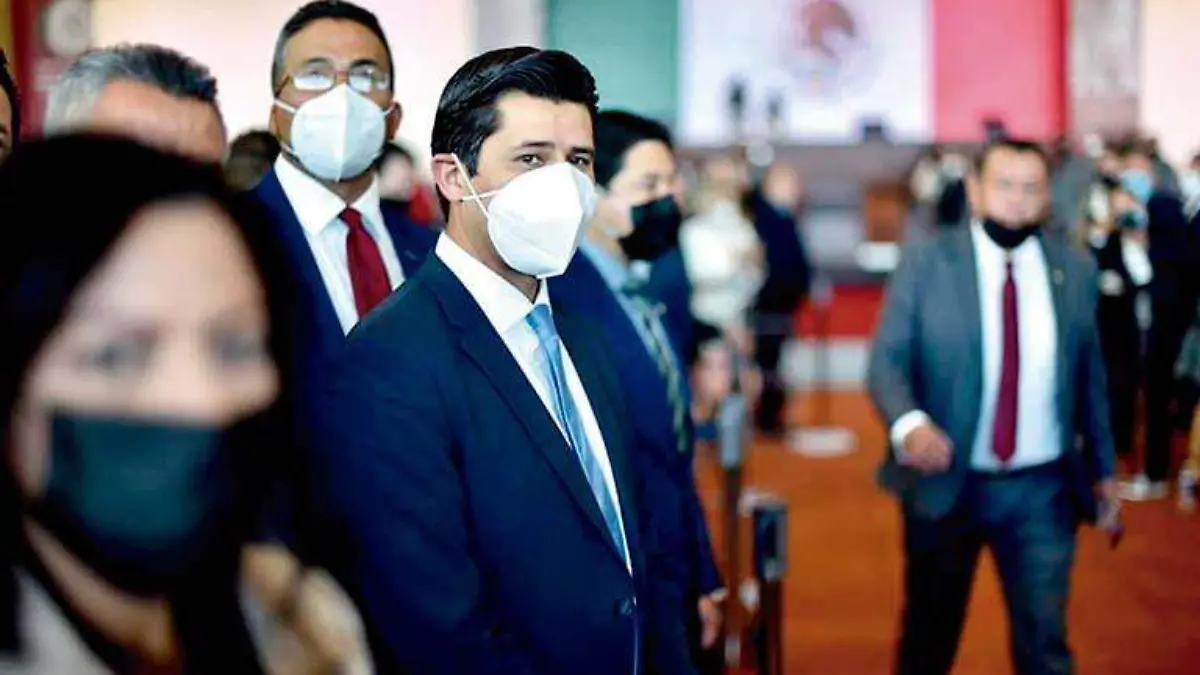 Julio César Chávez, alcalde de Guadalupe en un evento