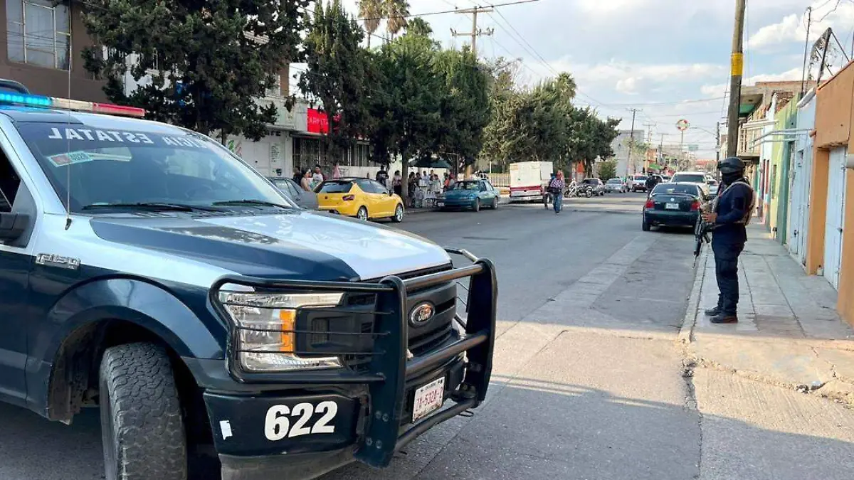 Zona de intervención en Fresnillo