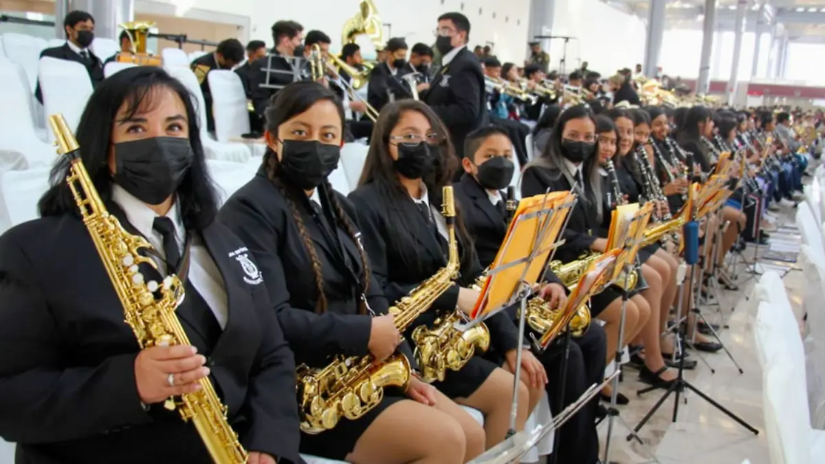 Orquesta Sinfónica Juvenil de Guadalupe en el AIFA