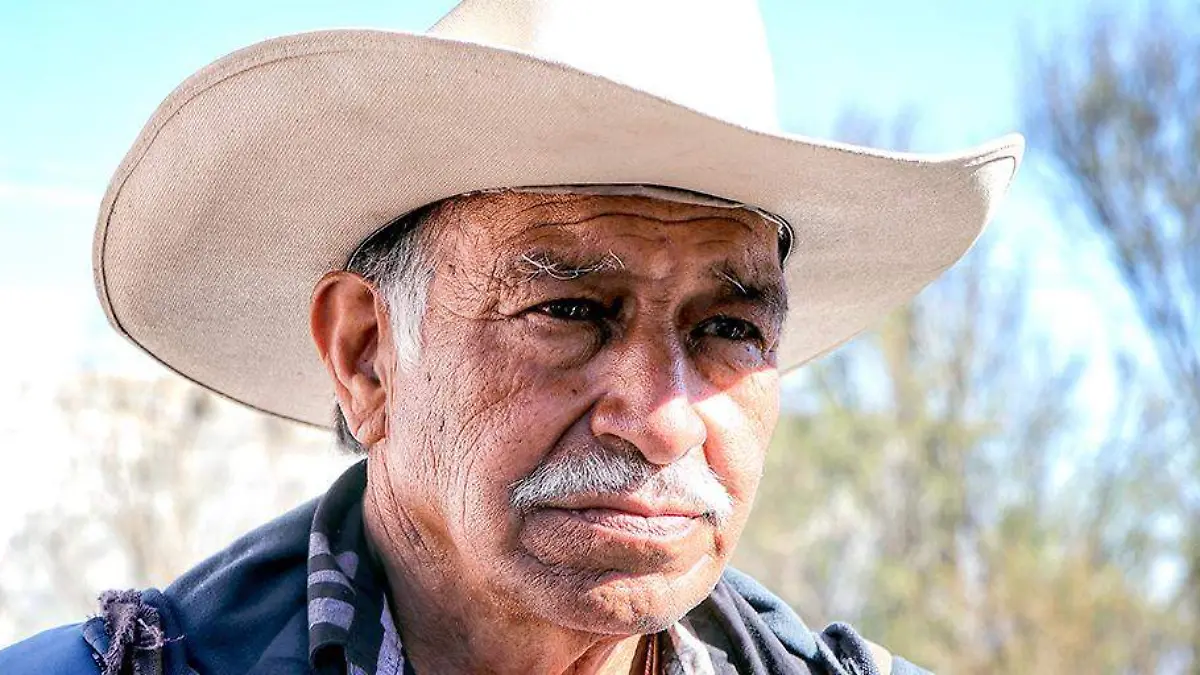 Don Roberto de la Rosa activista de Salaverna, Mazapil, Zacatecas