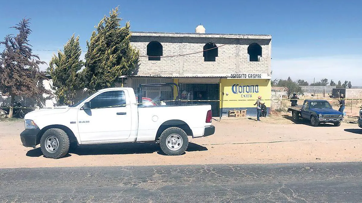 Zona de intervención en Estación San José, Fresnillo