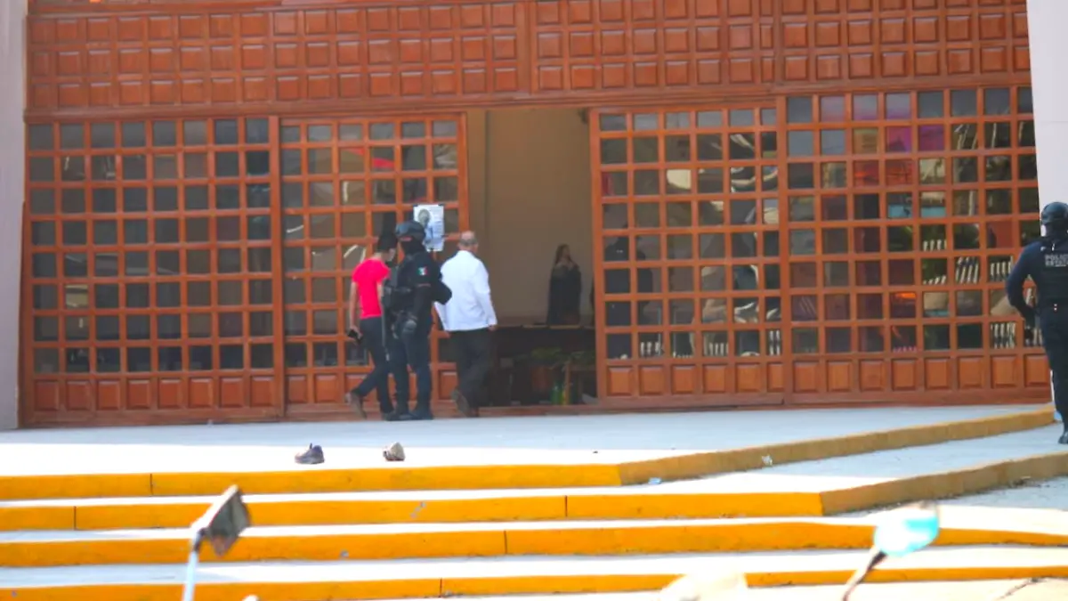 Atrio de la parroquia de la Virgen de Guadalupe, Fresnillo, Zacatecas