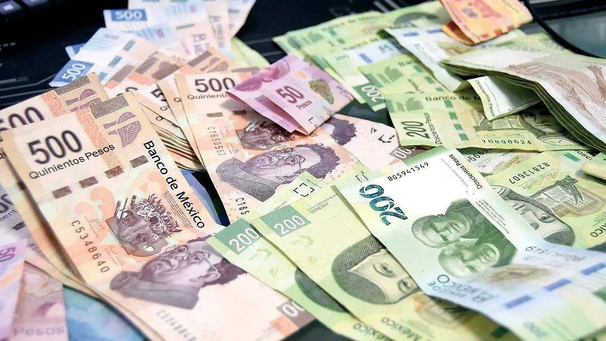 Billetes en pesos mexicanos