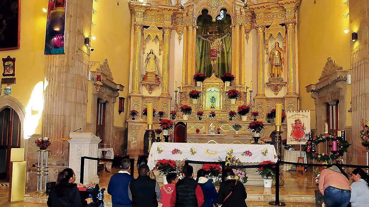 Altar mayor del templo del Santo Niño de Atocha