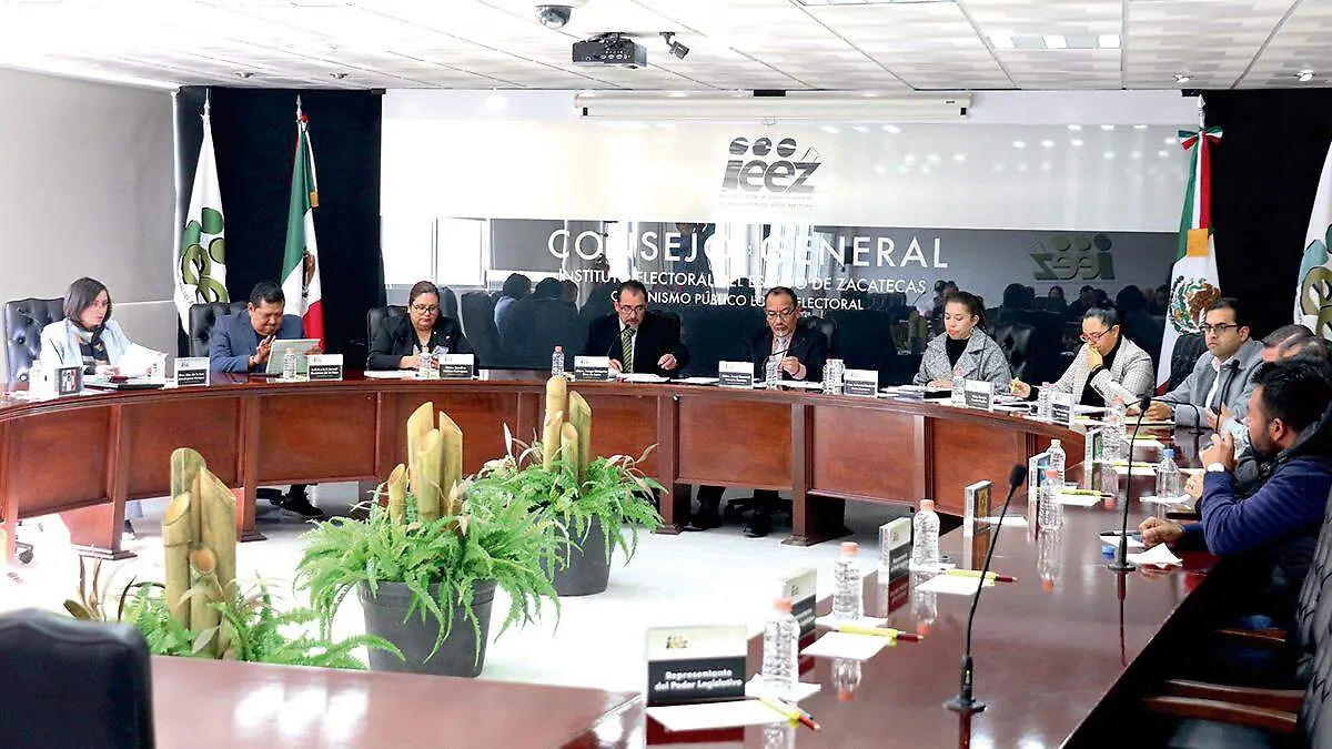 Sesión Consejo General del IEEZ