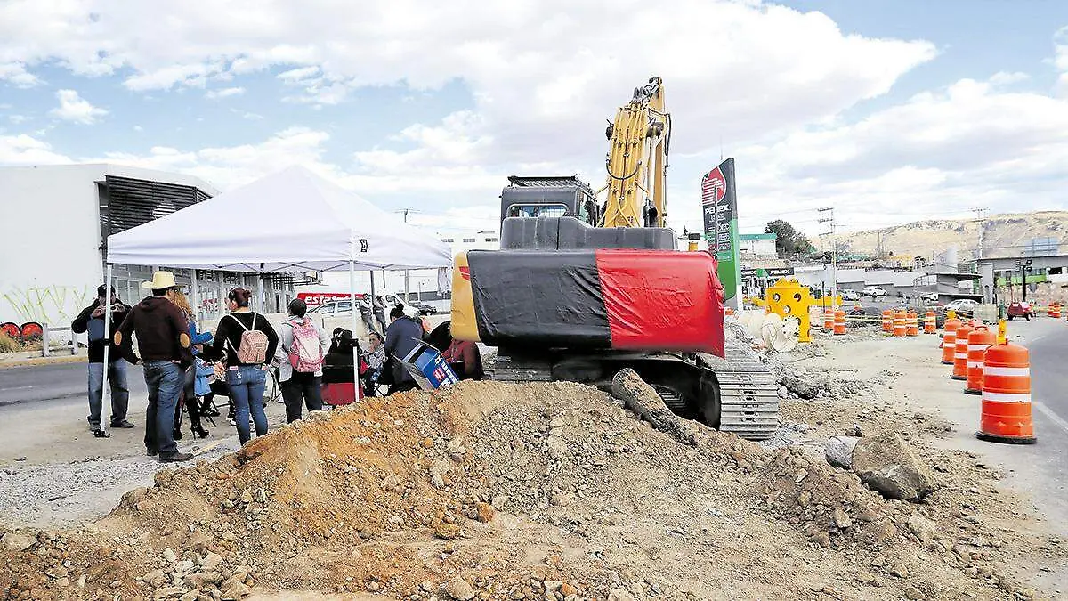 Bloqueo obras segundo piso