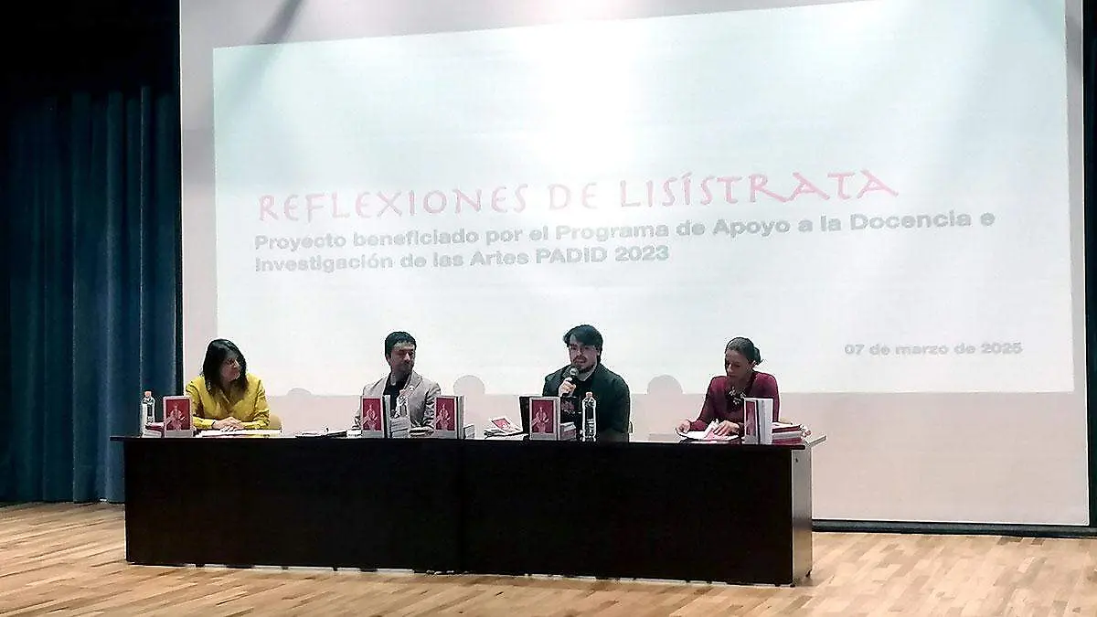 Presentación del libro reflexiones de Lisístrata