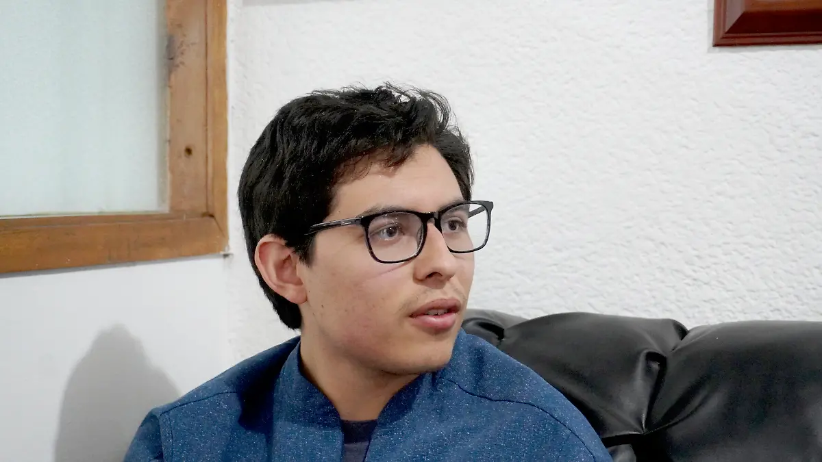 Javier Solano, estudiante de la Licenciatura de Inclusión Educativa.