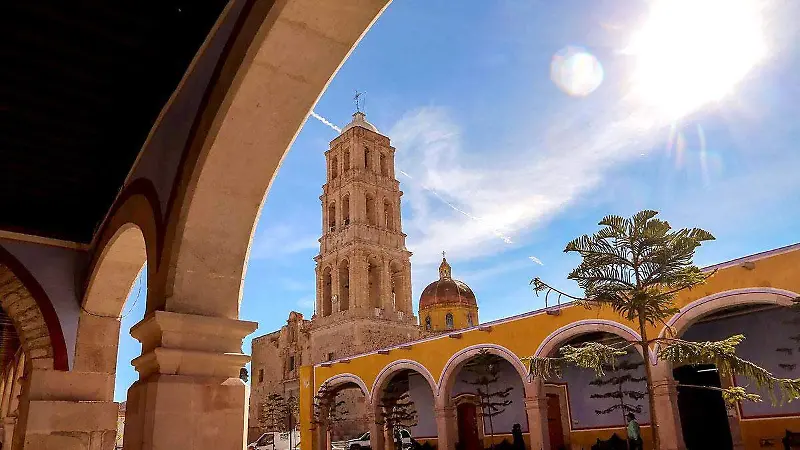 Plaza principal de Sombrerete