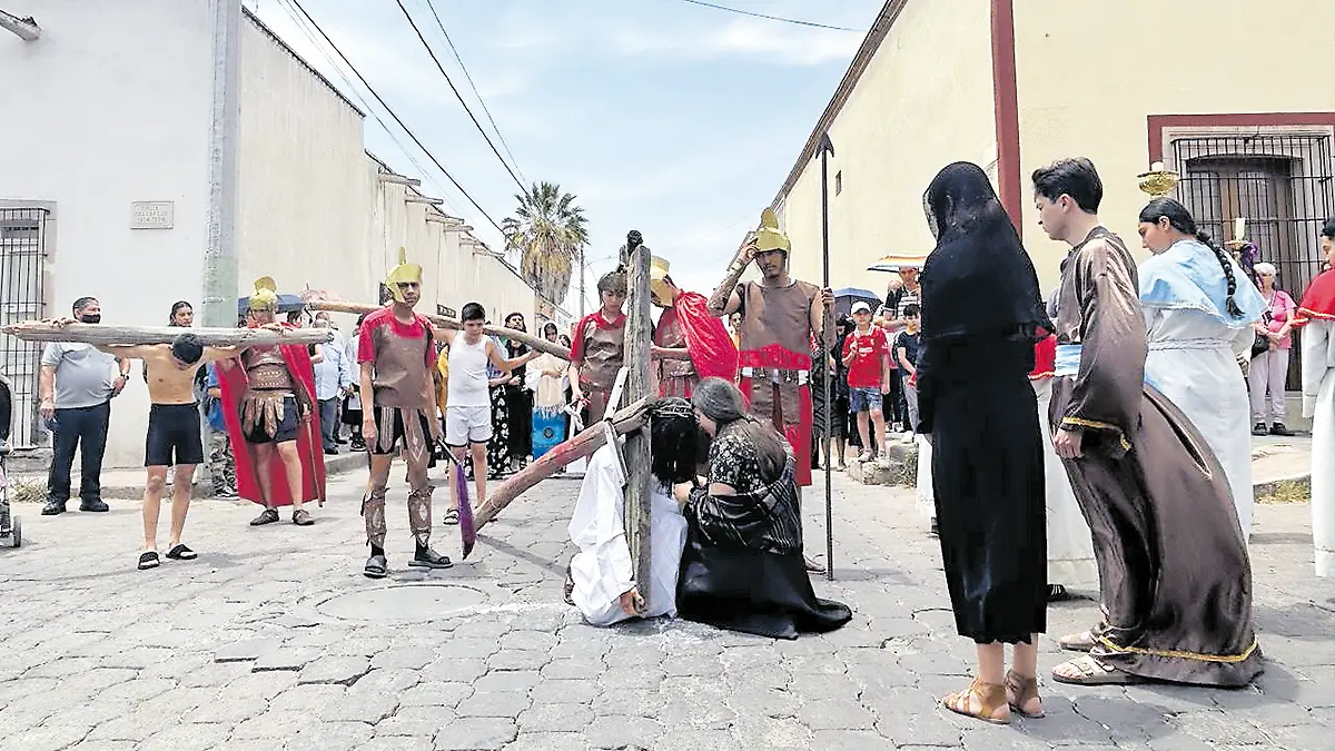 Viacrucis en Jerez, Zacatecas