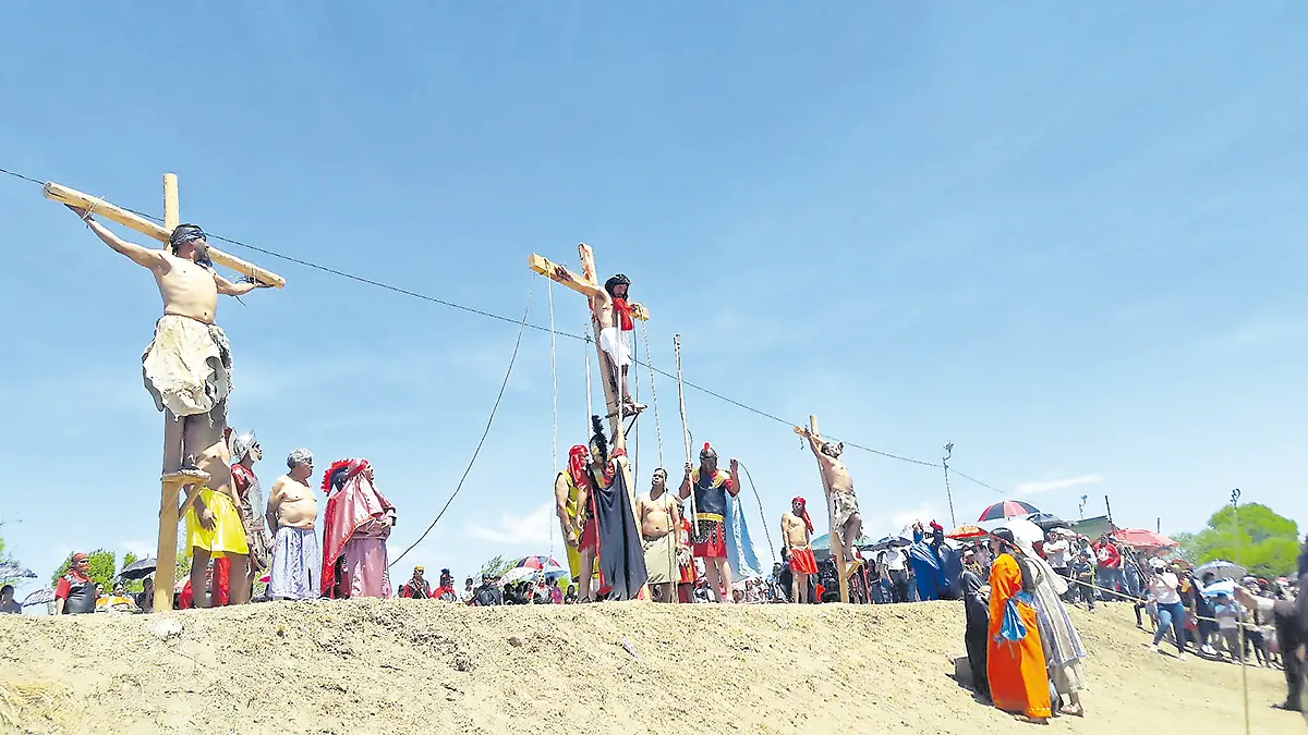 Viacrucis en Río Grande, Zacatecas
