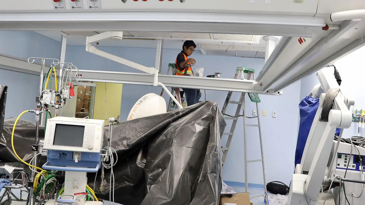 Mantenimiento en hospital de Oaxaca