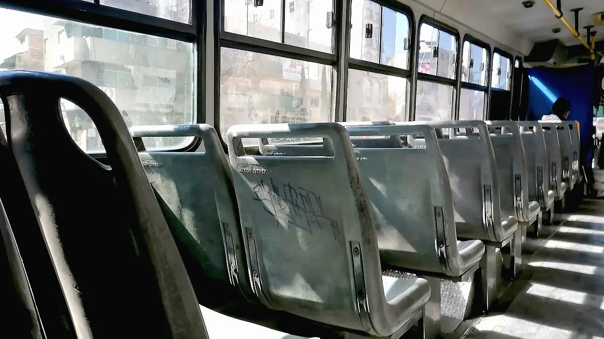 Interior de autobús