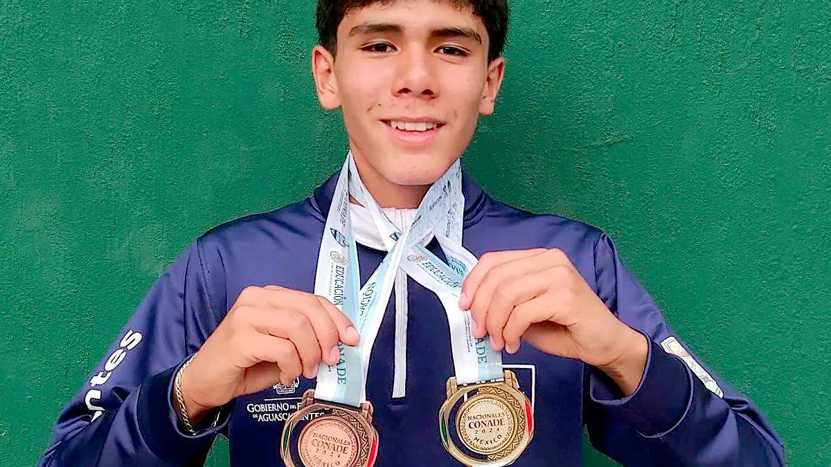 Deportista con medallas