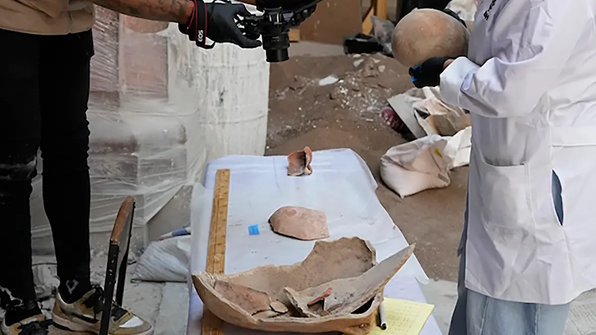 Hallazago en la escuela Valentín Gómez Farías