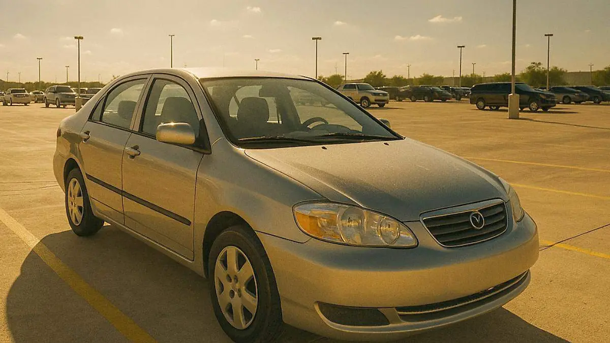 Carro en un estacionamiento