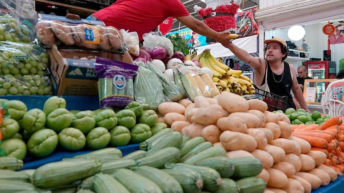 Vegetales en mercado