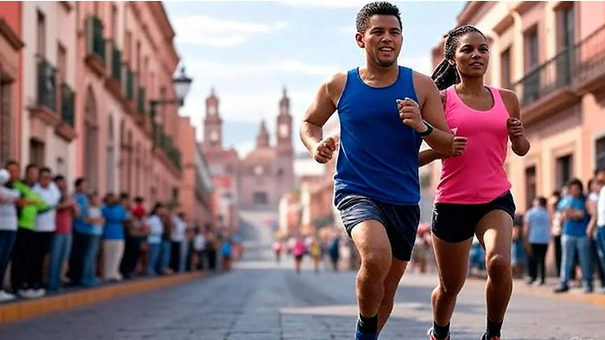 running